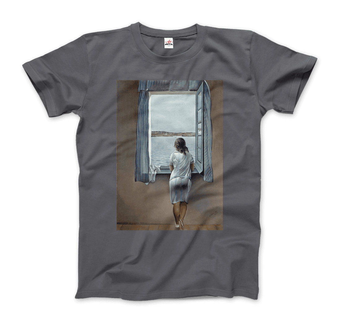 Salvador Dali Young Woman at a Window artwork t-shirt by Art-O-Rama Shop