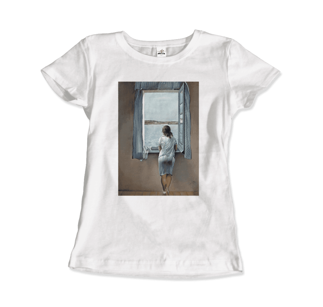 Salvador Dali Young Woman at a Window artwork t-shirt by Art-O-Rama Shop