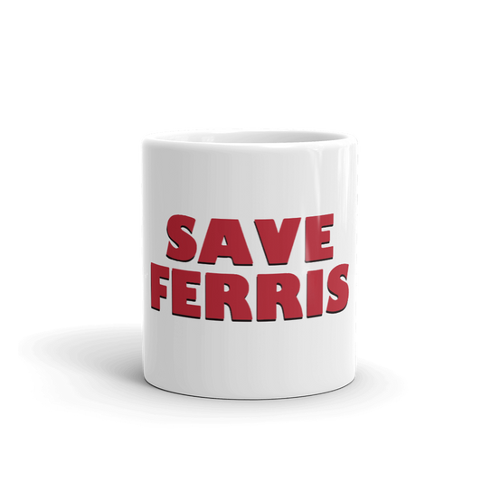Save Ferris from Ferris Bueller's Day Off Mug by Art-O-Rama Shop