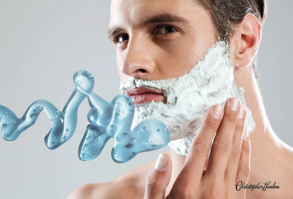 BLUE SHAVING POMADE | Light Foam | Black Cockatoo + Mint by CHRISTOPHER HANLON®