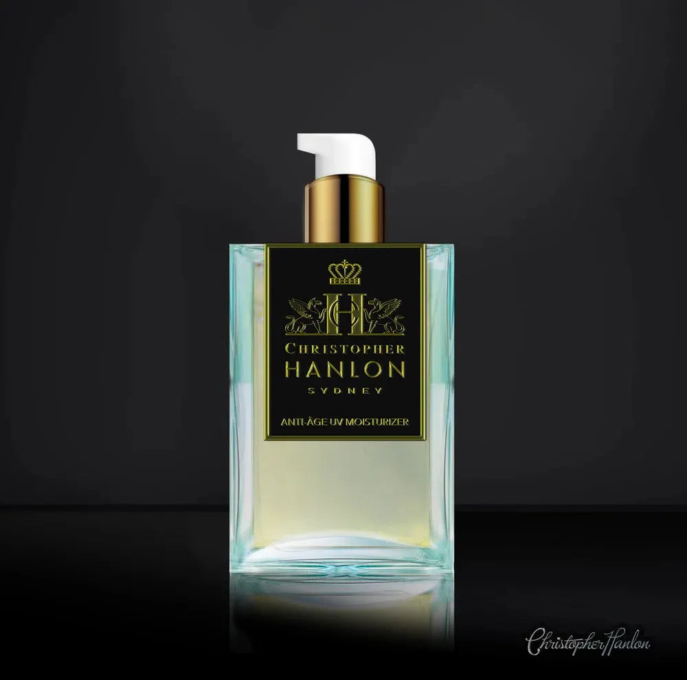 ANTI ÂGE UV MOISTURIZER | AFTER SHAVE LOTION FOR MEN – Gold Rush Bergamot + Mint by CHRISTOPHER HANLON®