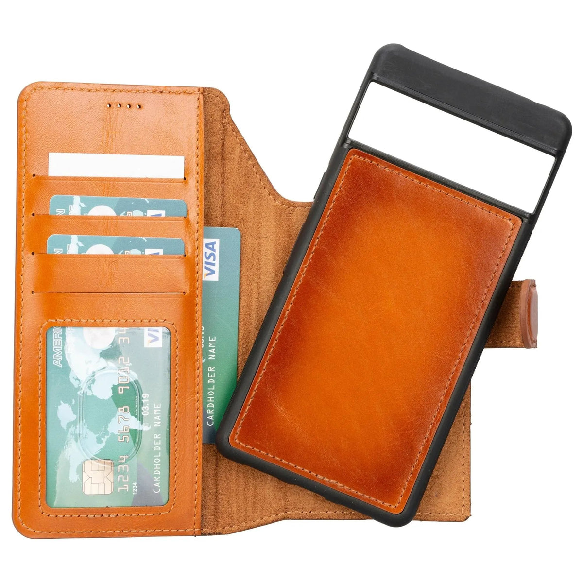 Sheridan Leather Detachable Wallet for Google Pixel 4XL & 4 by TORONATA