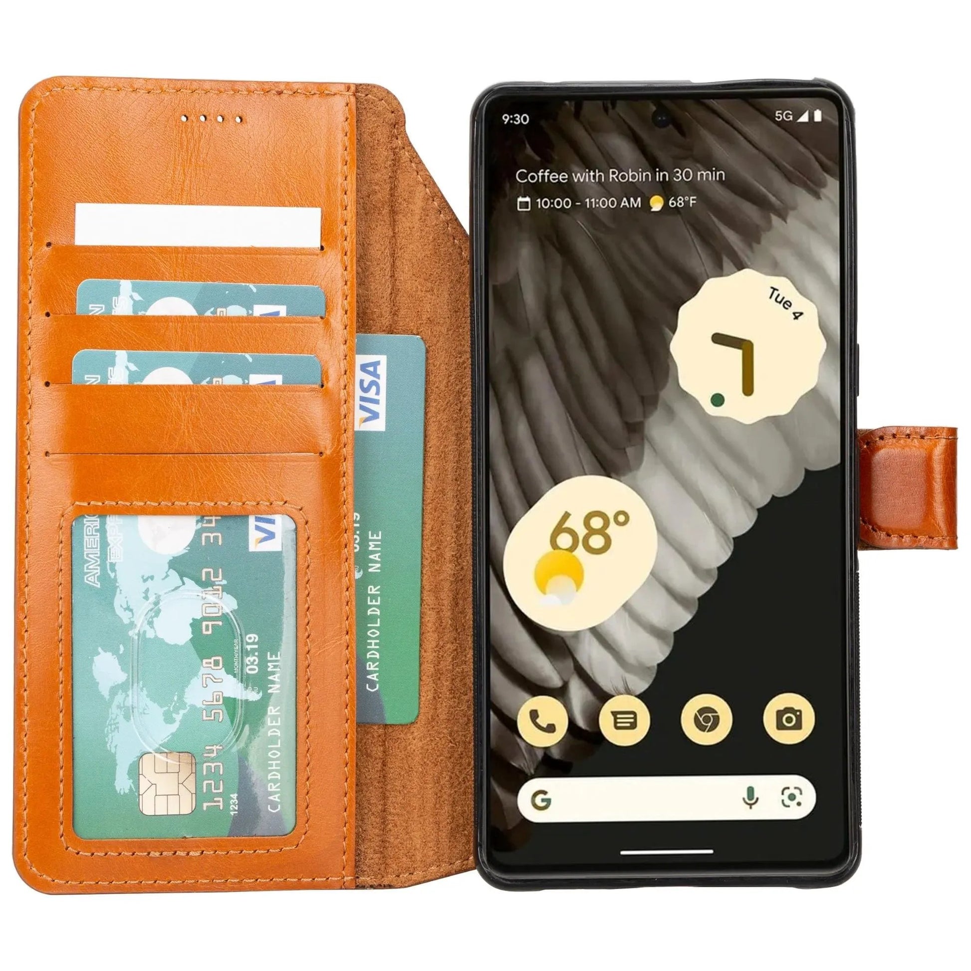 Sheridan Leather Detachable Wallet for Google Pixel 4XL & 4 by TORONATA