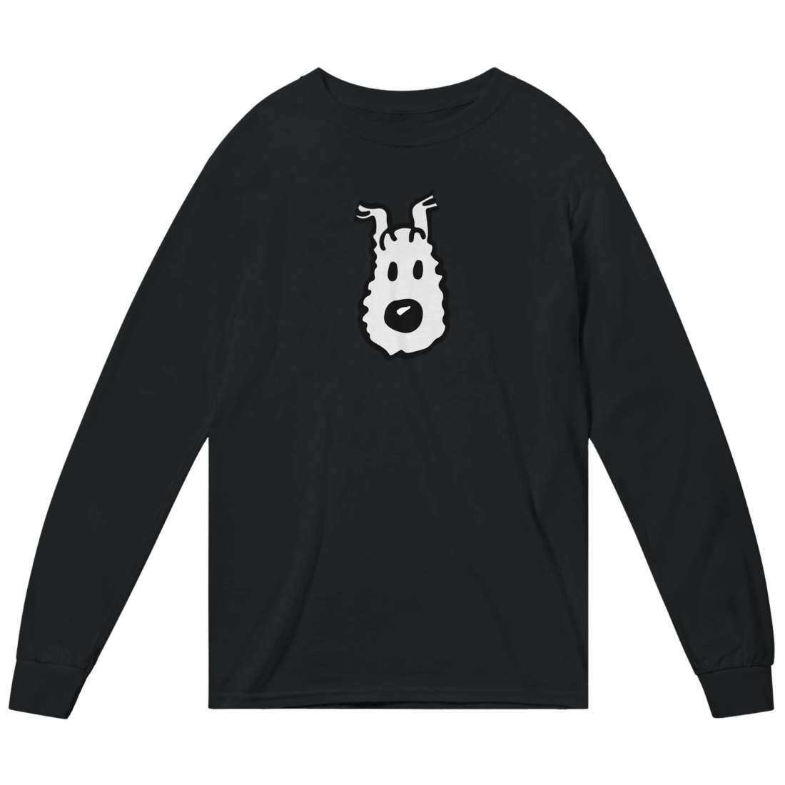 Snowy (Milou), Wire Fox Terrier from Tintin Long Sleeve Shirt by Art-O-Rama Shop