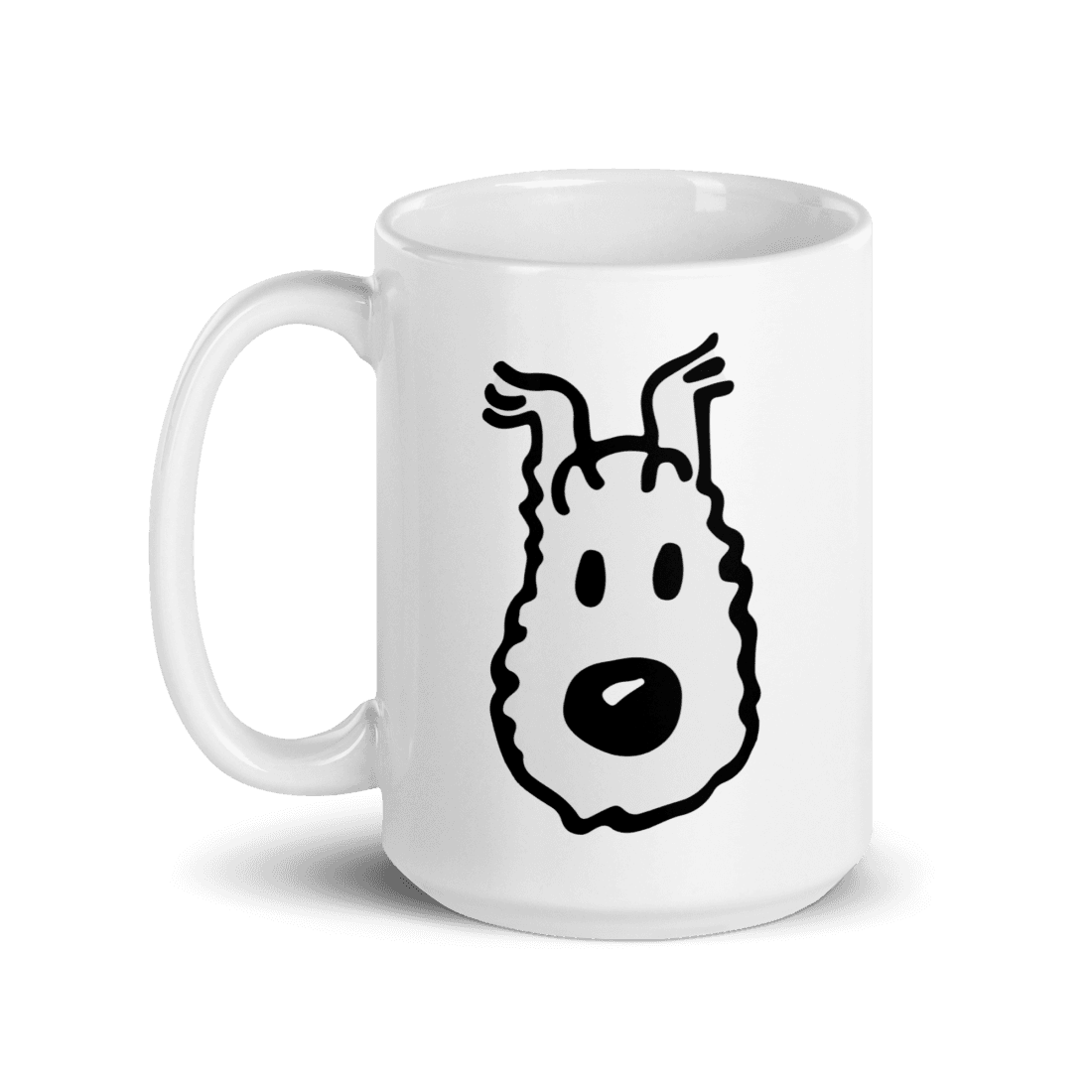 Snowy (Milou), Wire Fox Terrier from Tintin Mug by Art-O-Rama Shop