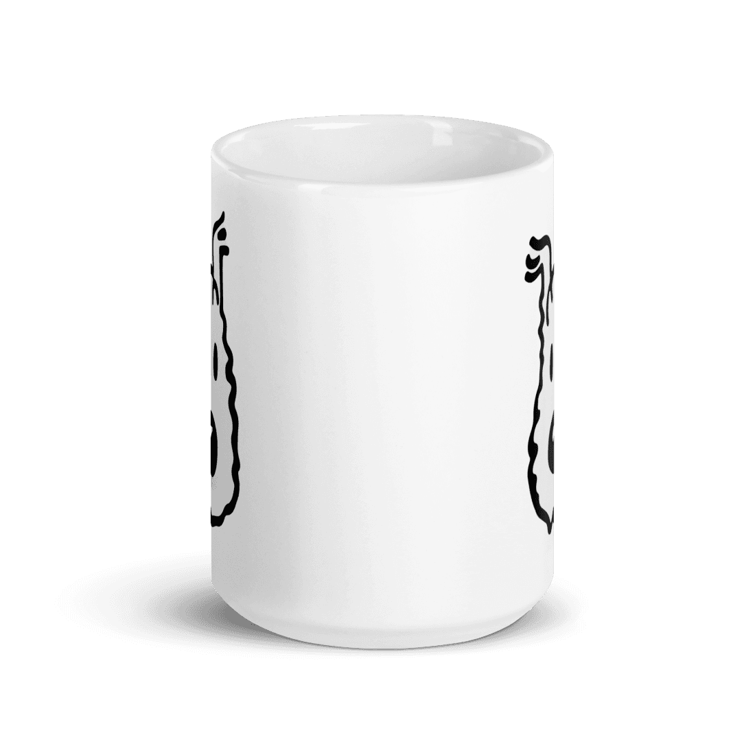 Snowy (Milou), Wire Fox Terrier from Tintin Mug by Art-O-Rama Shop