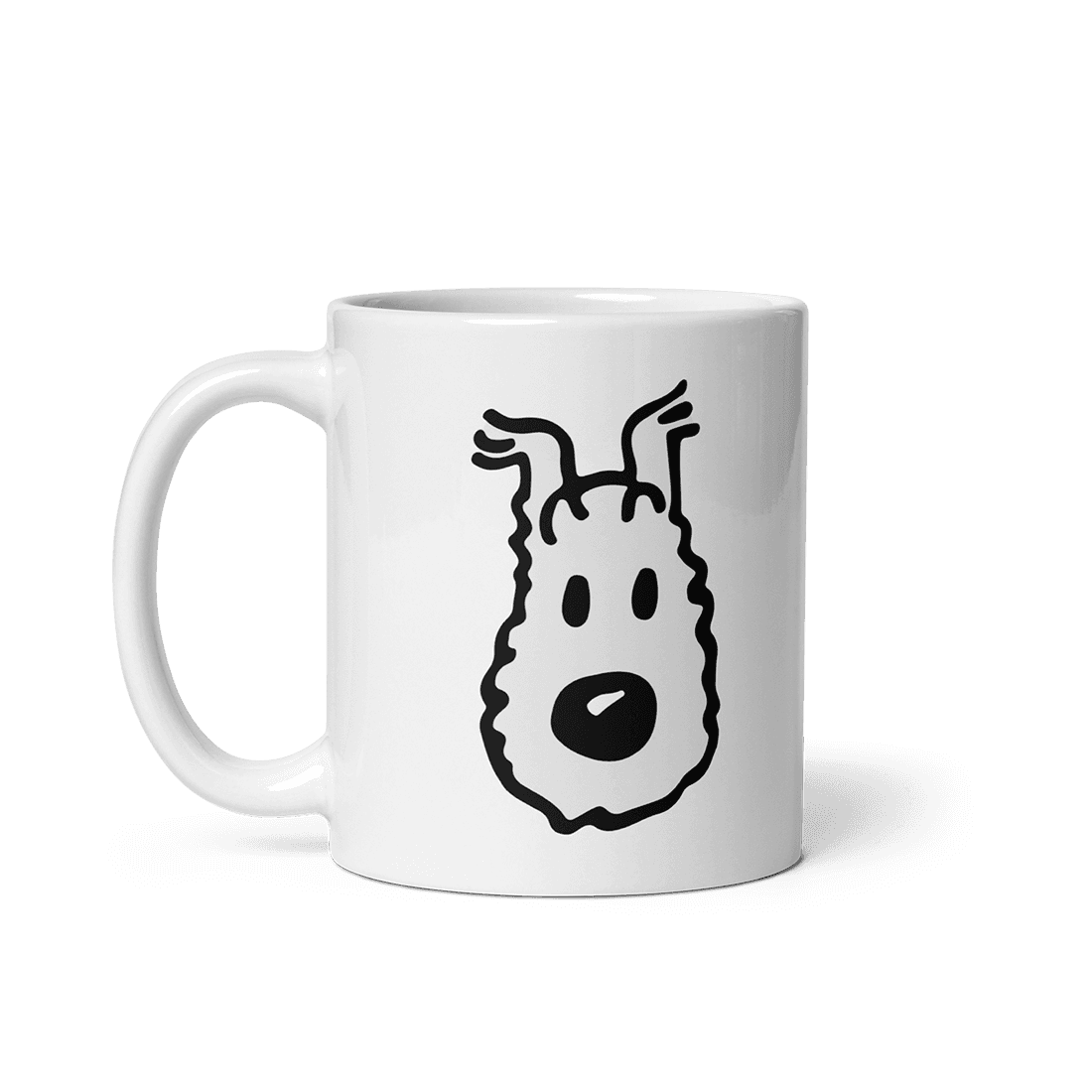 Snowy (Milou), Wire Fox Terrier from Tintin Mug by Art-O-Rama Shop