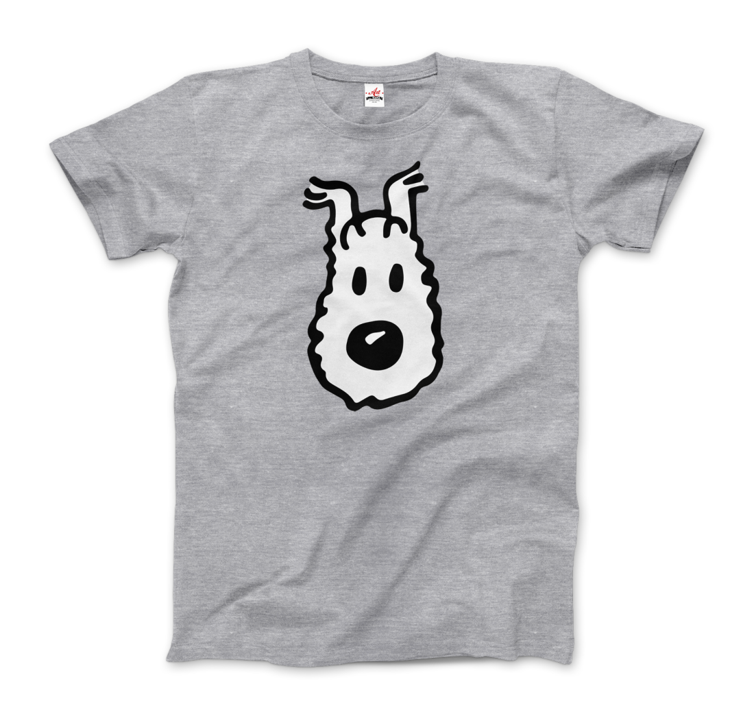 Snowy (Milou), Wire Fox Terrier from Tintin t-shirt by Art-O-Rama Shop