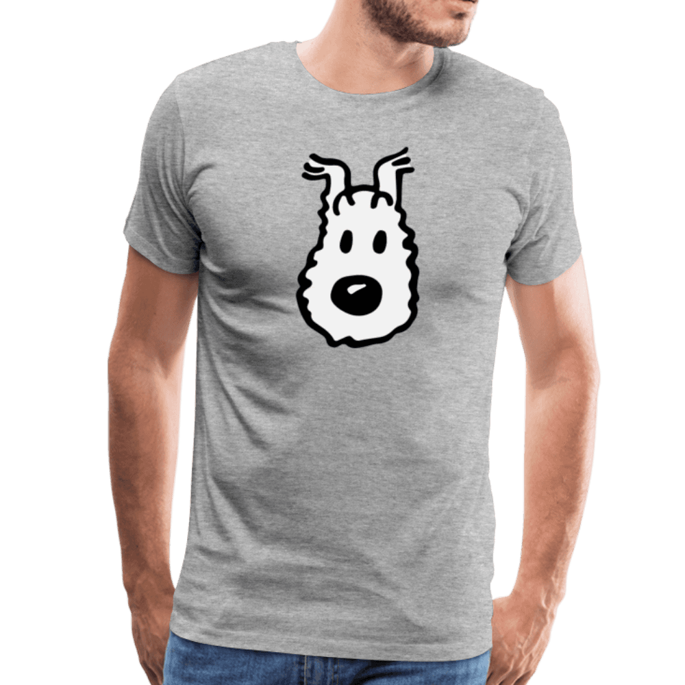 Snowy (Milou), Wire Fox Terrier from Tintin t-shirt by Art-O-Rama Shop