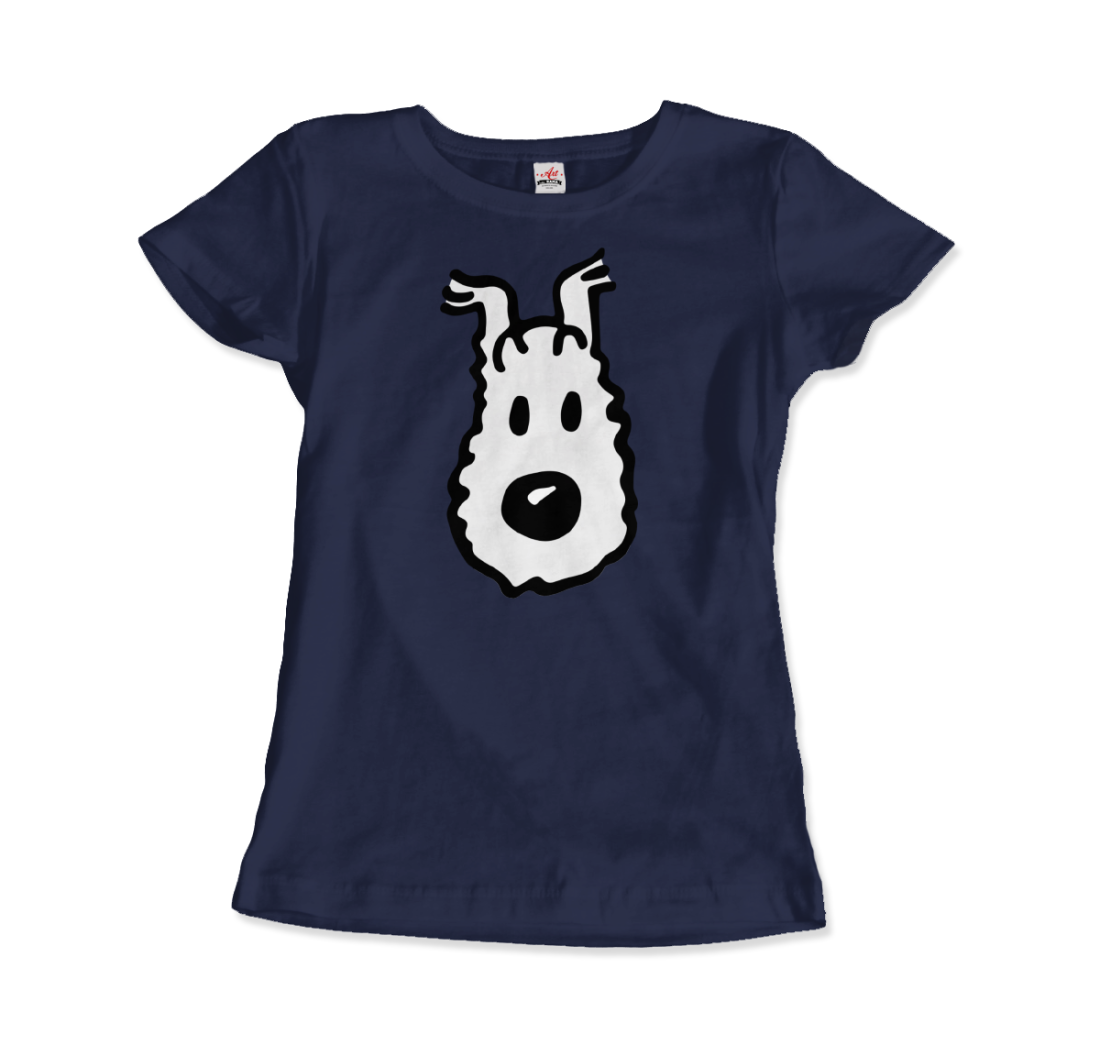 Snowy (Milou), Wire Fox Terrier from Tintin t-shirt by Art-O-Rama Shop