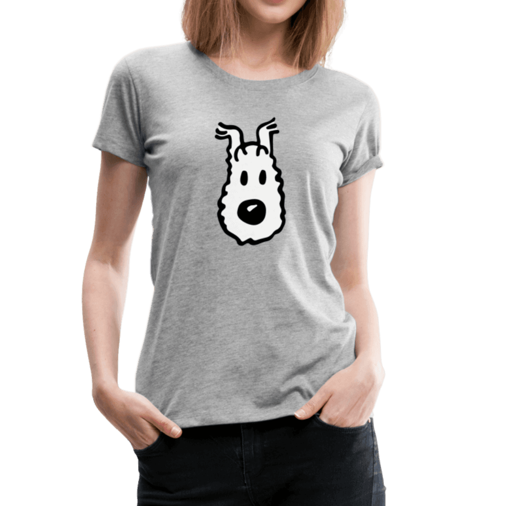 Snowy (Milou), Wire Fox Terrier from Tintin t-shirt by Art-O-Rama Shop