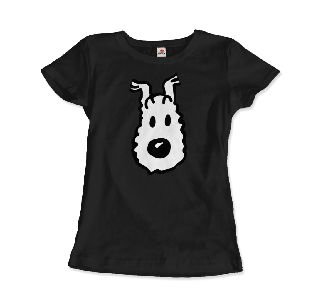 Snowy (Milou), Wire Fox Terrier from Tintin t-shirt by Art-O-Rama Shop