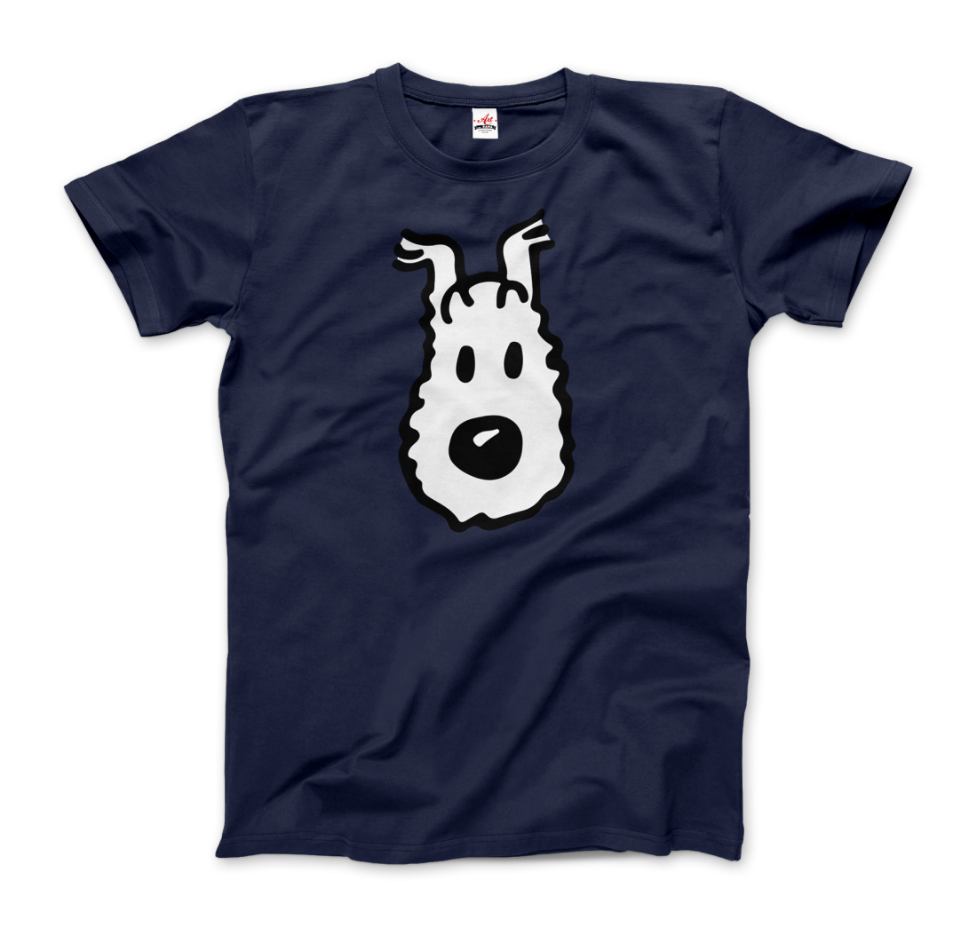 Snowy (Milou), Wire Fox Terrier from Tintin t-shirt by Art-O-Rama Shop