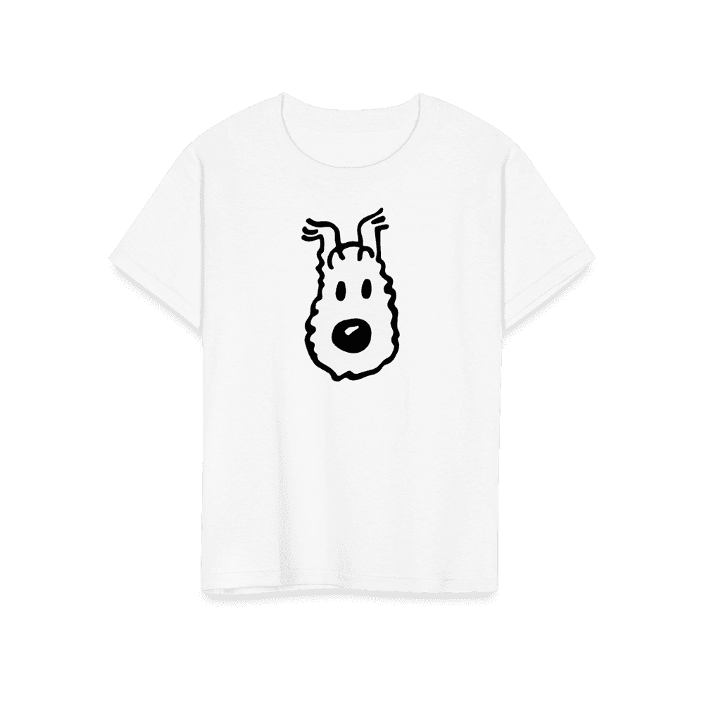 Snowy (Milou), Wire Fox Terrier from Tintin t-shirt by Art-O-Rama Shop