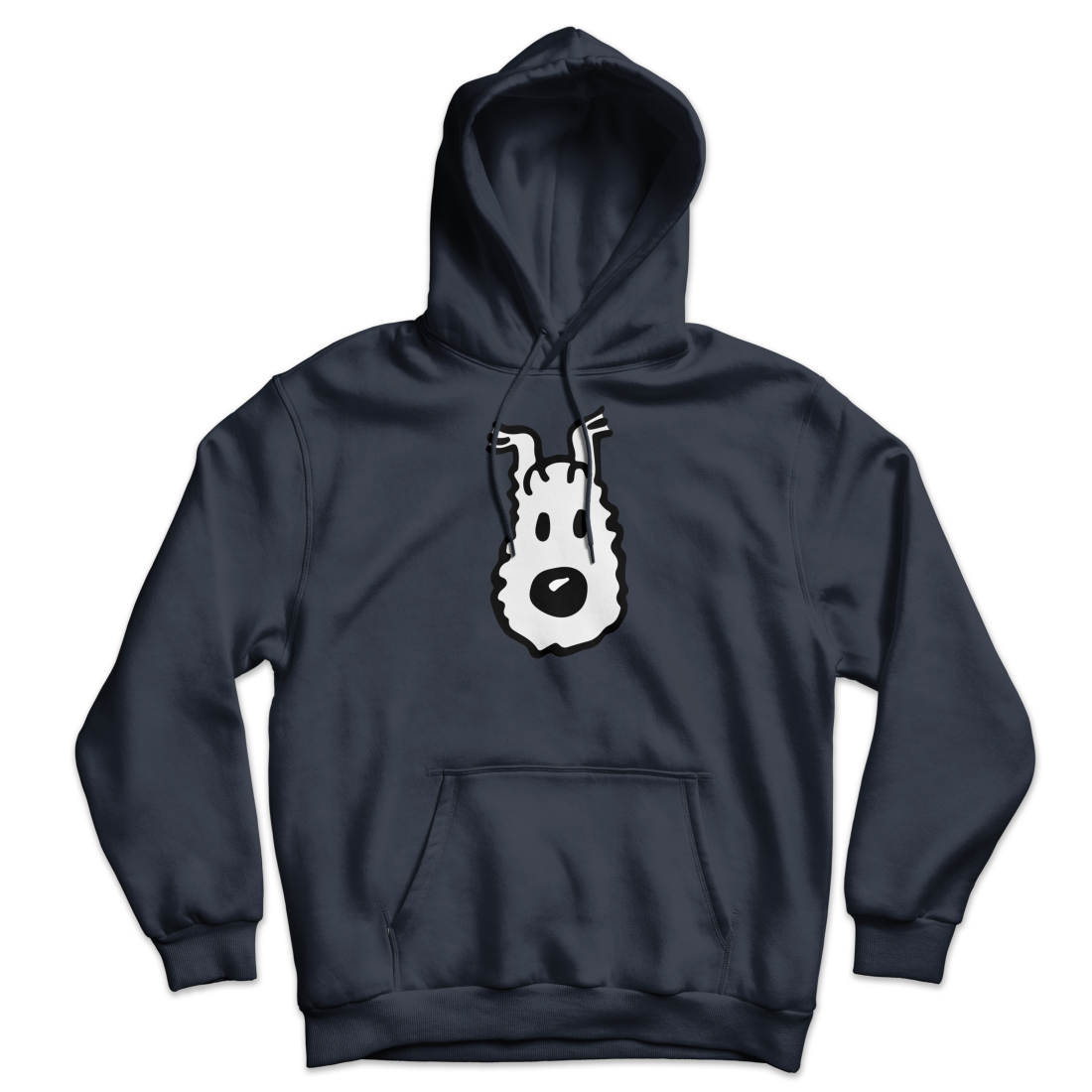 Snowy (Milou), Wire Fox Terrier from Tintin Unisex Hoodie by Art-O-Rama