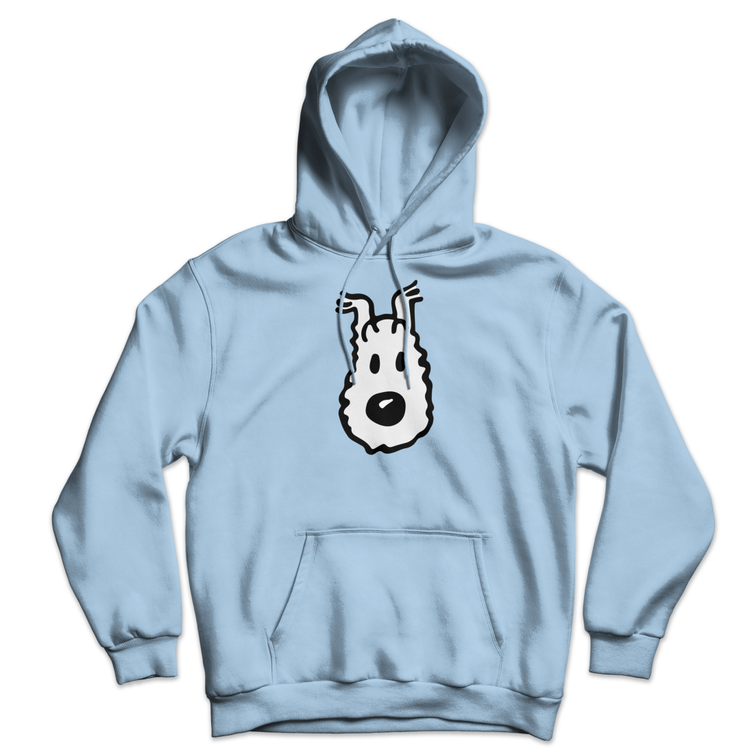 Snowy (Milou), Wire Fox Terrier from Tintin Unisex Hoodie by Art-O-Rama