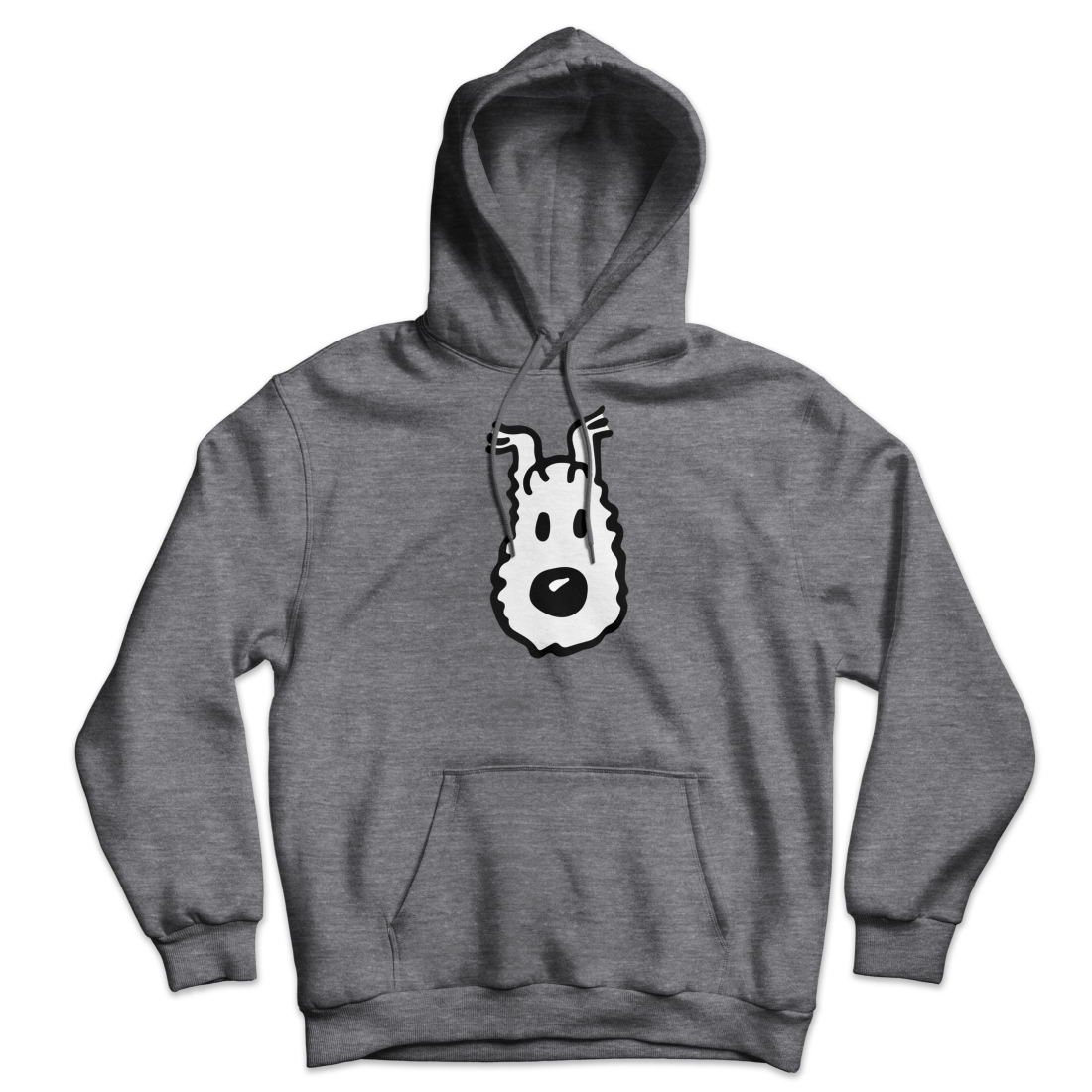 Snowy (Milou), Wire Fox Terrier from Tintin Unisex Hoodie by Art-O-Rama