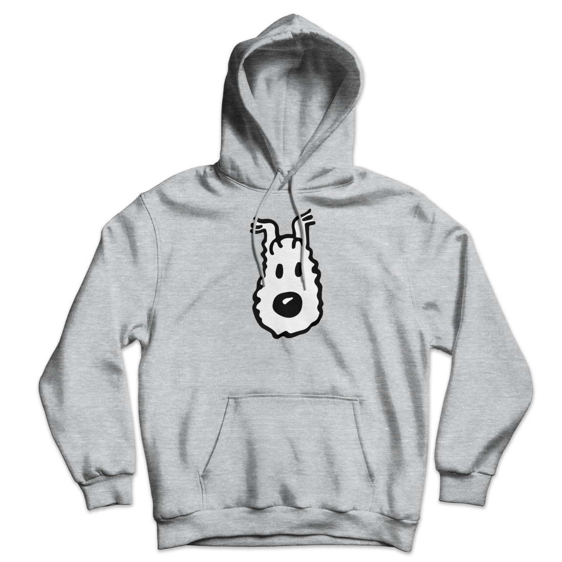 Snowy (Milou), Wire Fox Terrier from Tintin Unisex Hoodie by Art-O-Rama