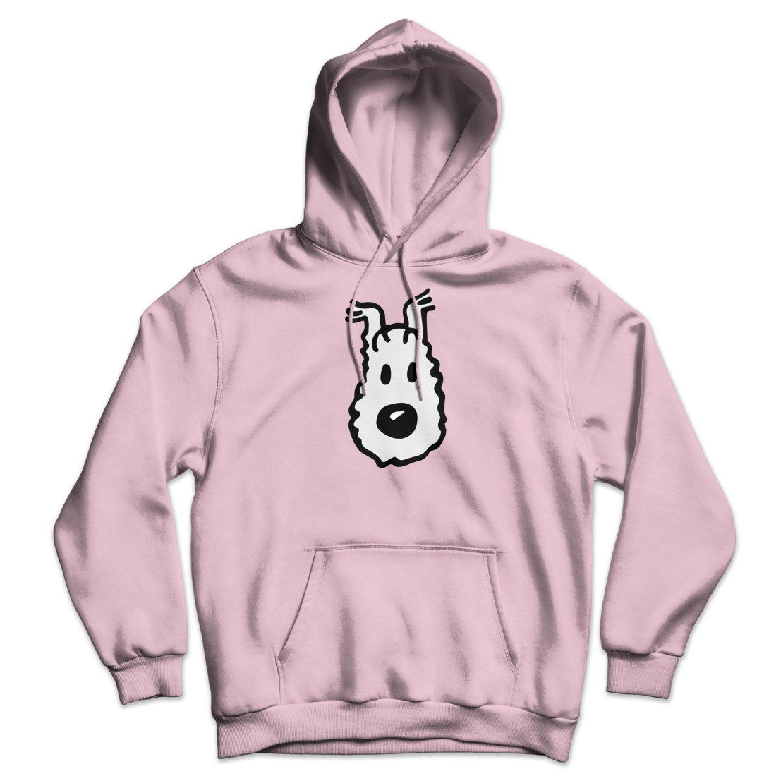 Snowy (Milou), Wire Fox Terrier from Tintin Unisex Hoodie by Art-O-Rama