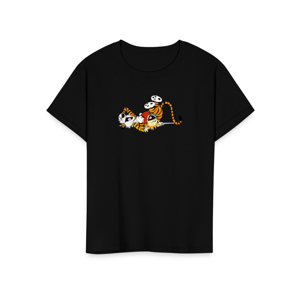 Calvin and Hobbes Laughing on the Floor t-shirt by Art-O-Rama Shop