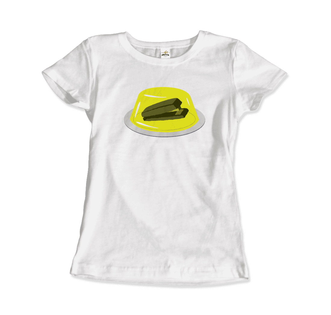Stapler in Jello Prank from the Office t-shirt by Art-O-Rama Shop