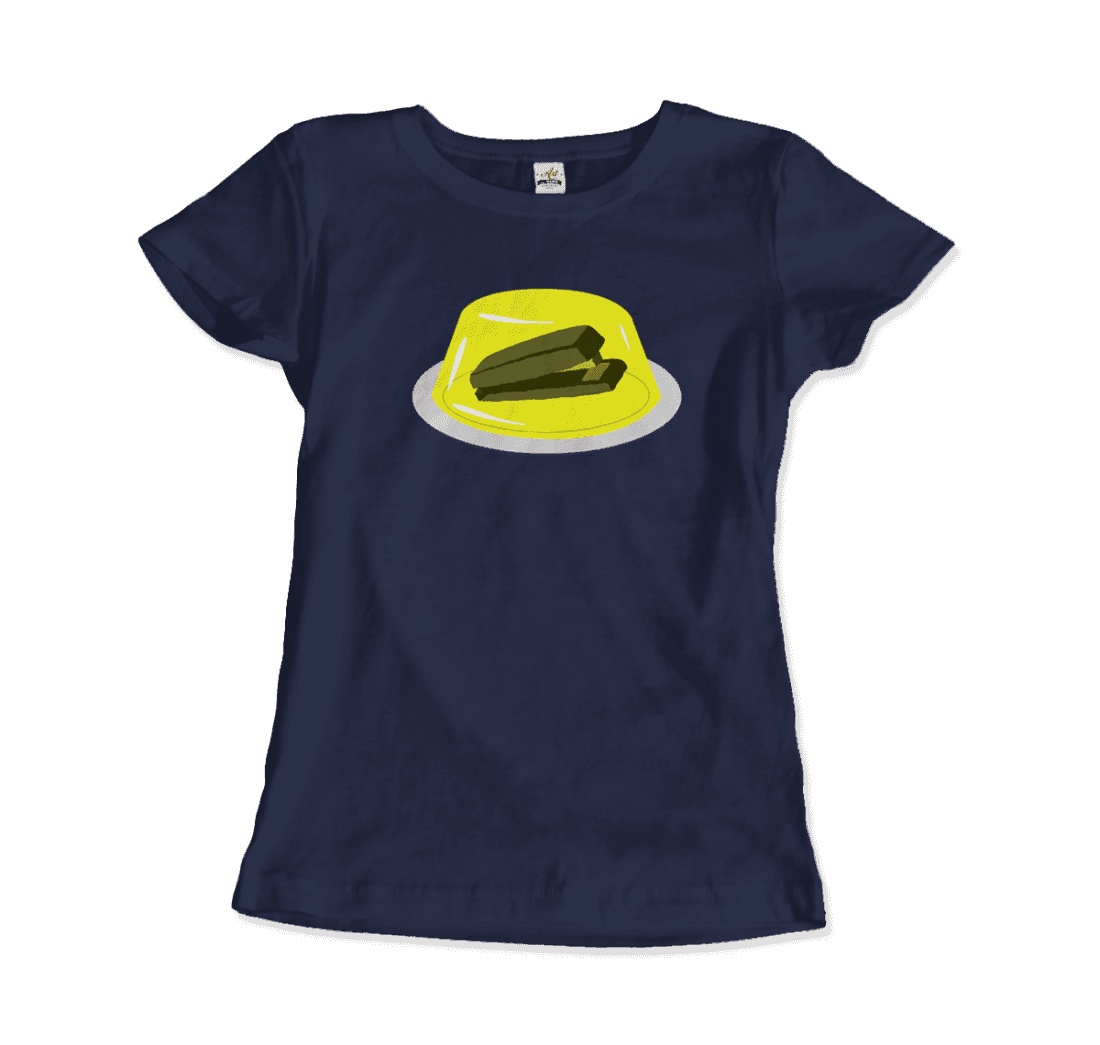 Stapler in Jello Prank from the Office t-shirt by Art-O-Rama Shop