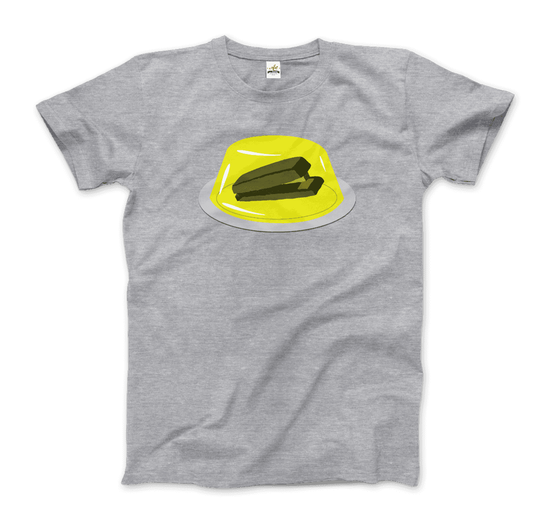 Stapler in Jello Prank from the Office t-shirt by Art-O-Rama Shop