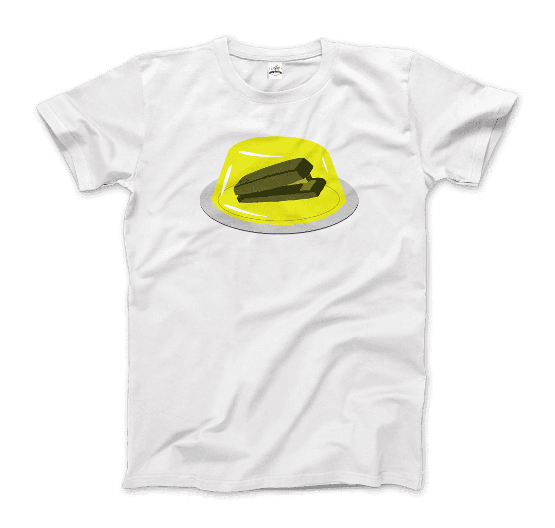 Stapler in Jello Prank from the Office t-shirt by Art-O-Rama Shop