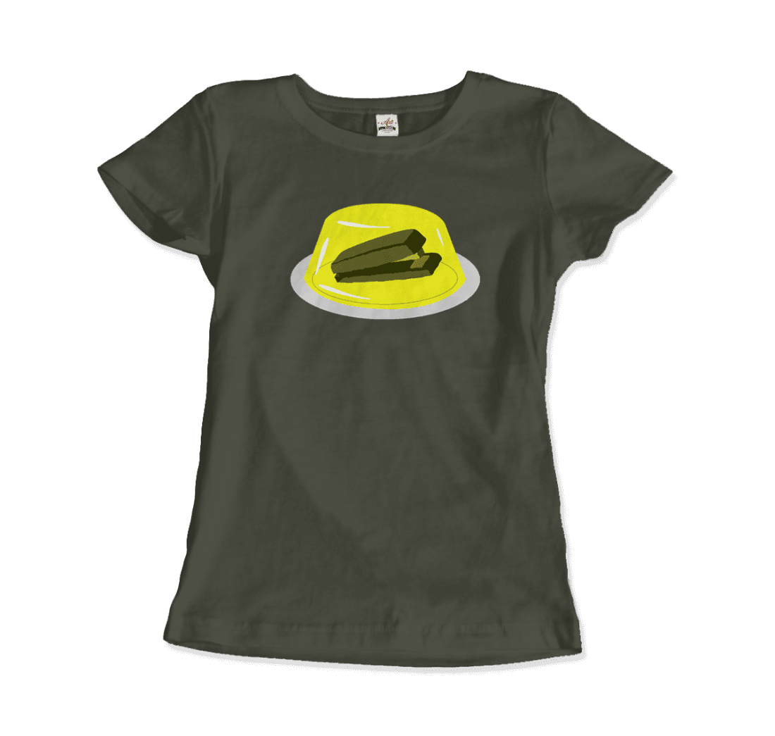 Stapler in Jello Prank from the Office t-shirt by Art-O-Rama Shop