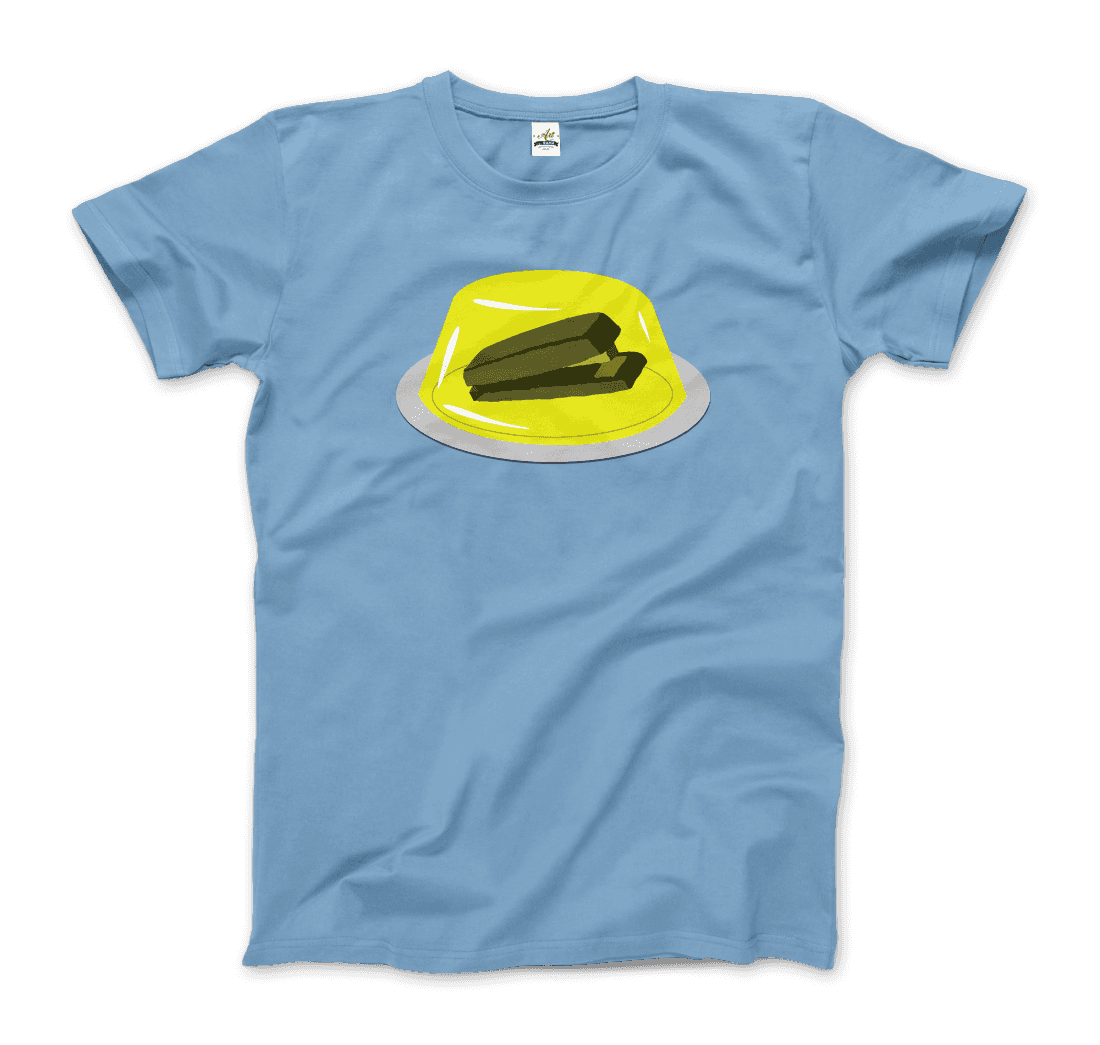 Stapler in Jello Prank from the Office t-shirt by Art-O-Rama Shop