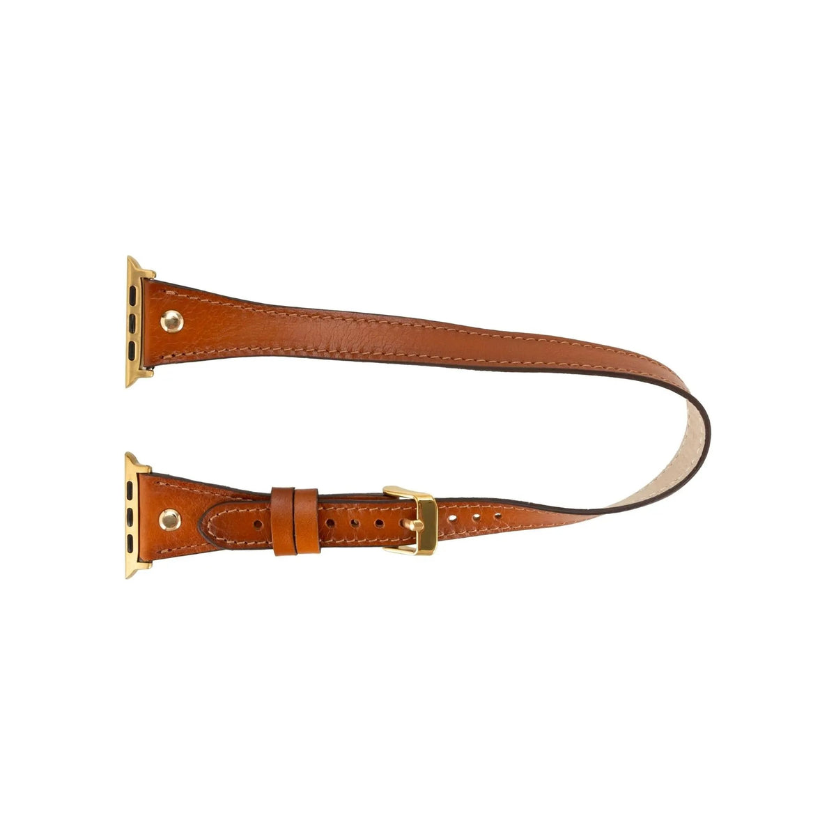 Syracuse Double Tour Leather Bands for Apple Watch 9, Ultra 2 and SE by TORONATA