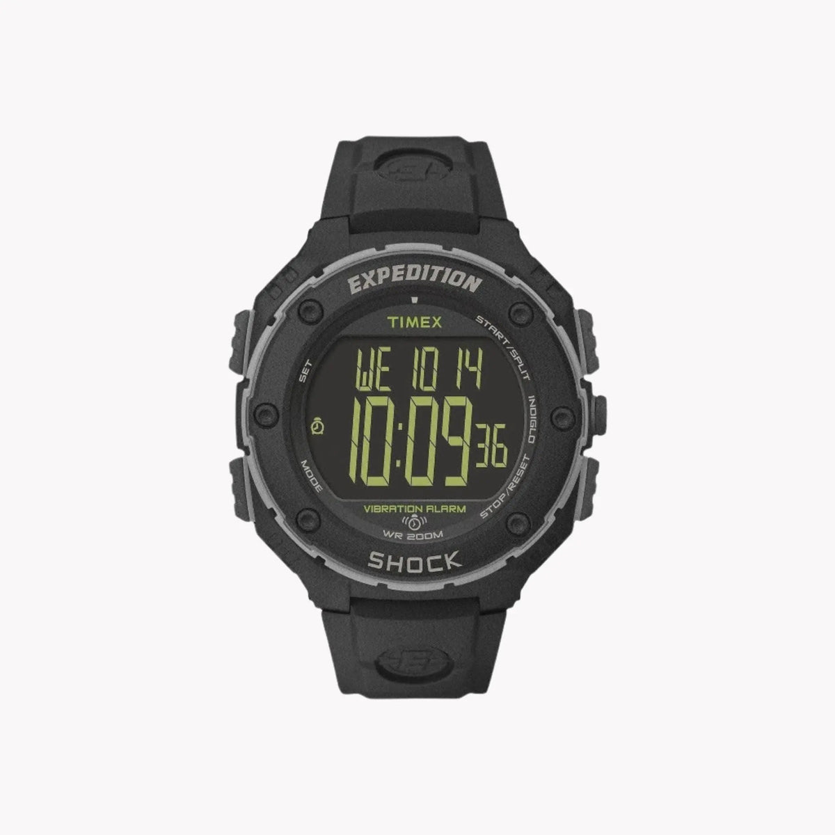 Timex Men's Black Resin Watch, Digital Dial | T49950 by TIMEX