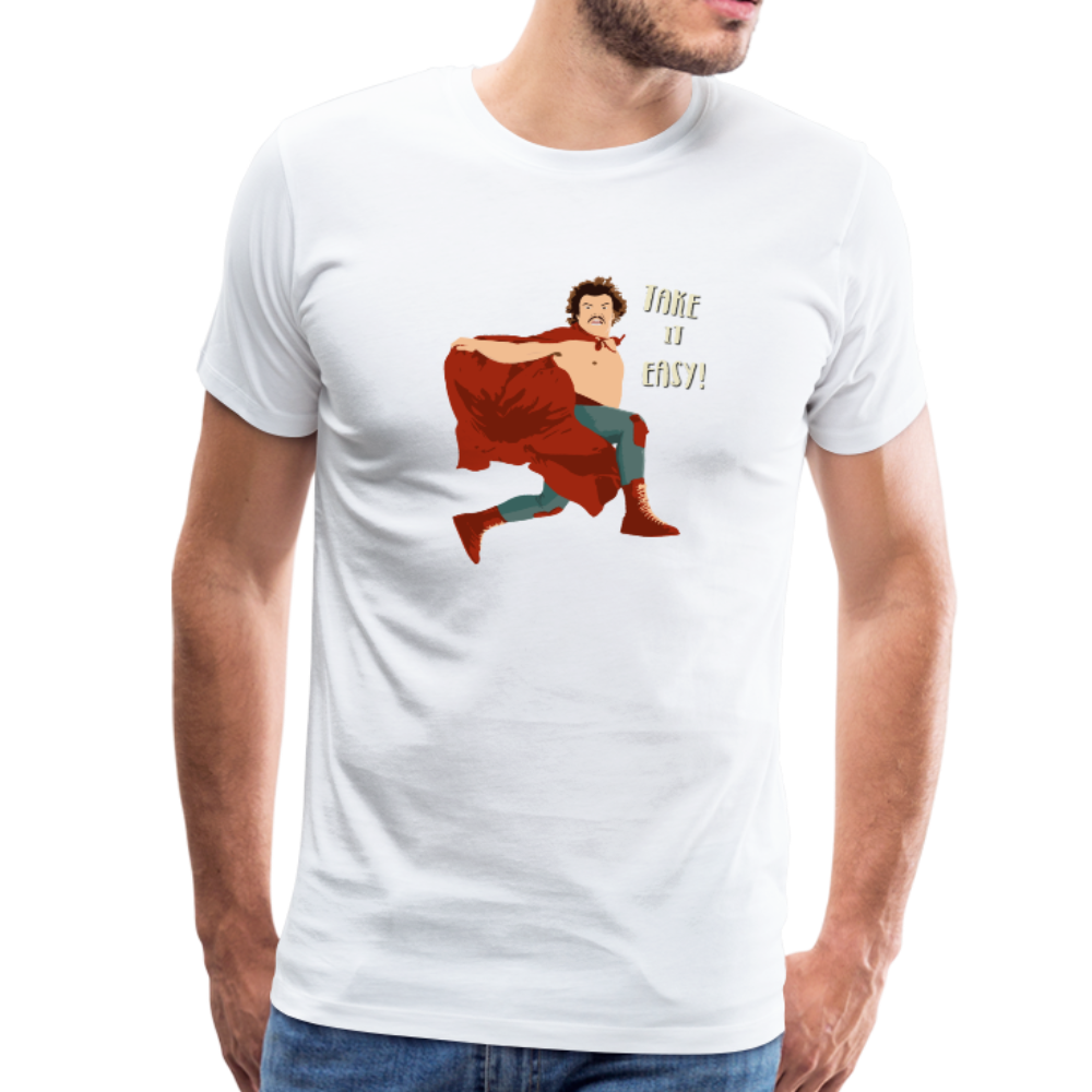 Take it Easy, Nacho Libre, El Luchador Mascarado t-shirt by Art-O-Rama Shop