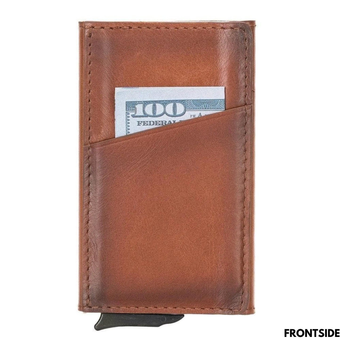 Telluride Leather Popup Cardholder for Men and Women by TORONATA