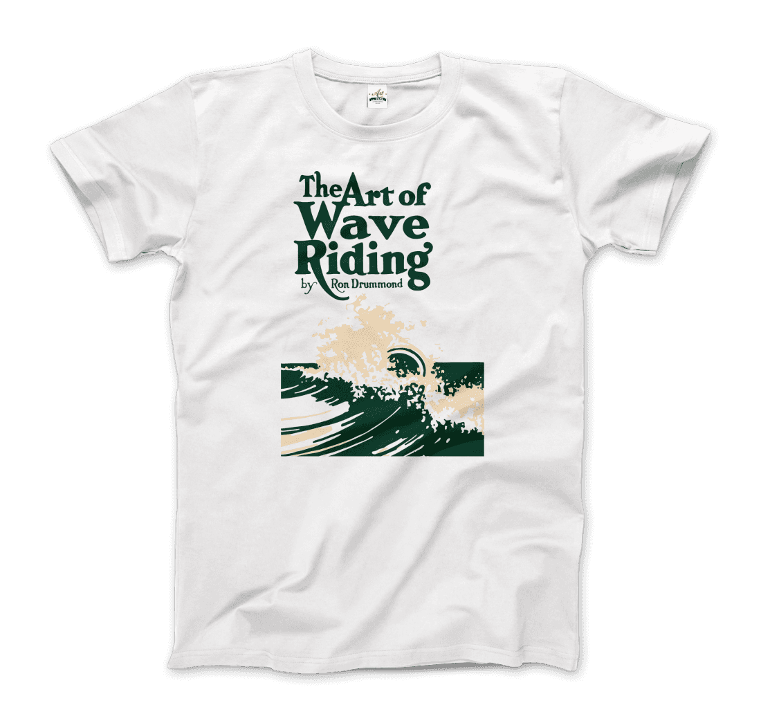 The art of Wave Riding 1931, First Surfing Book t-shirt by Art-O-Rama Shop