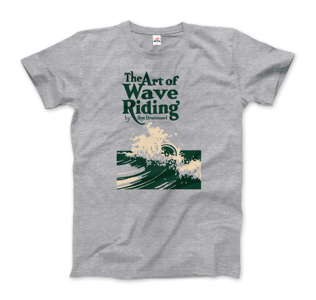 The art of Wave Riding 1931, First Surfing Book t-shirt by Art-O-Rama Shop