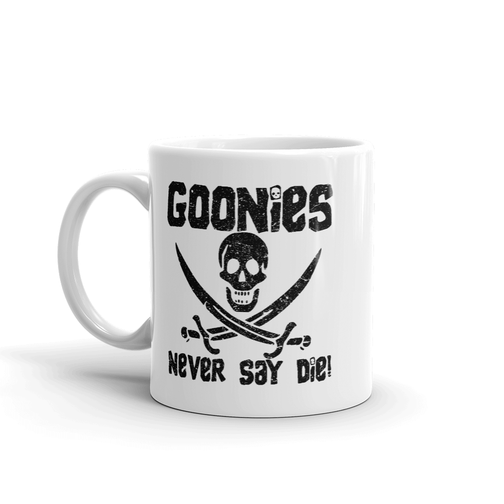 The Goonies Never Say Die Distressed Mug by Art-O-Rama Shop