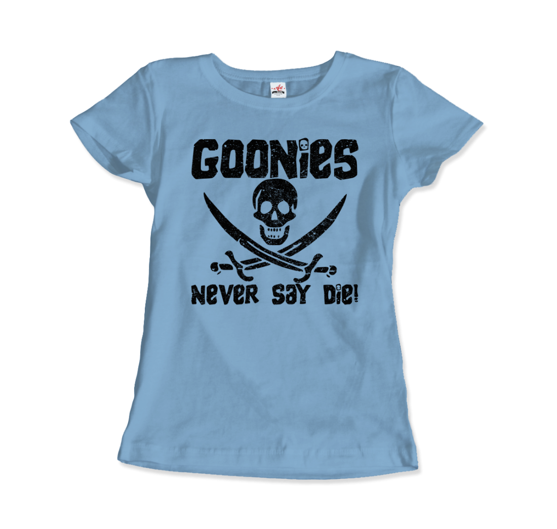 The Goonies Never Say Die Distressed Design t-shirt by Art-O-Rama Shop