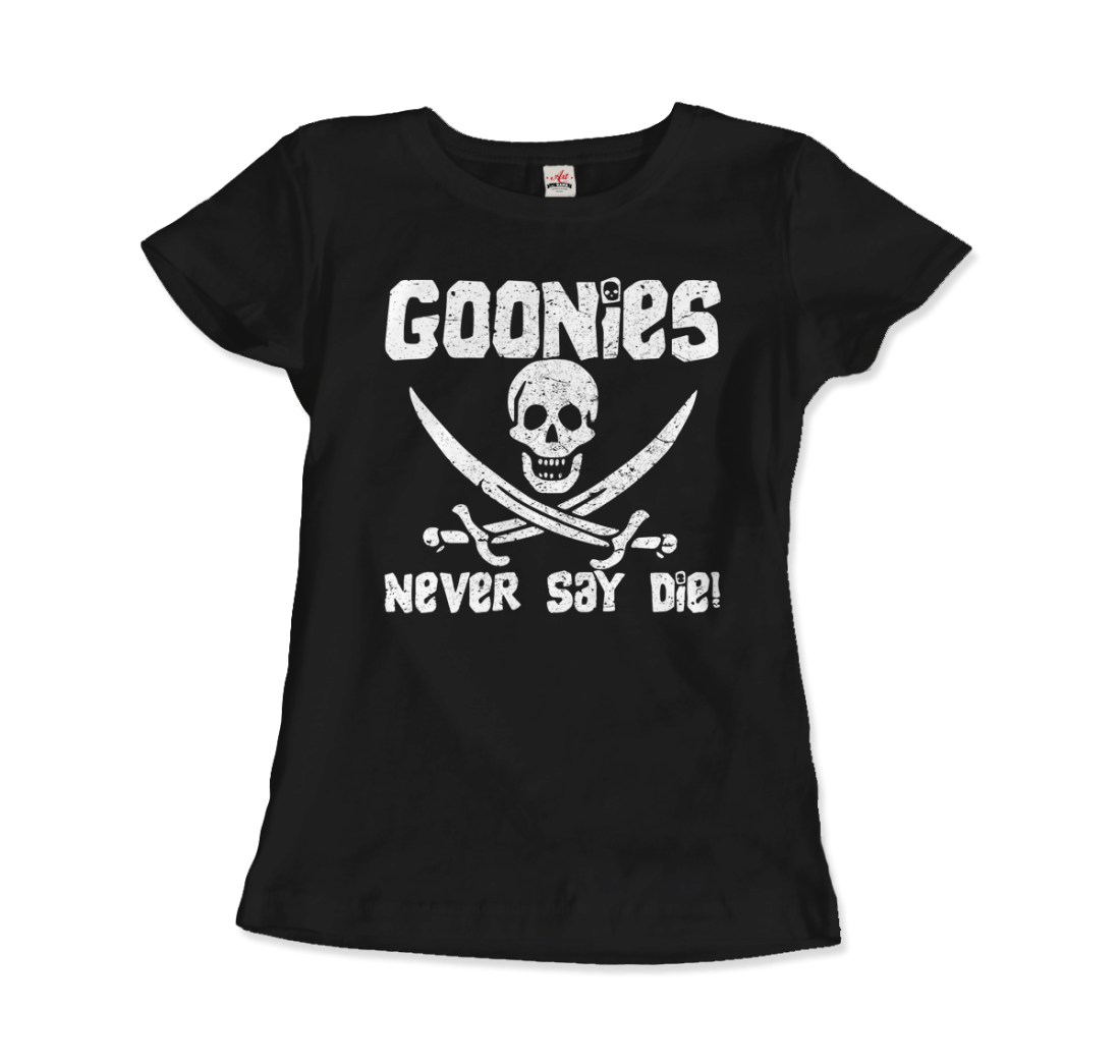 The Goonies Never Say Die Distressed Design t-shirt by Art-O-Rama Shop