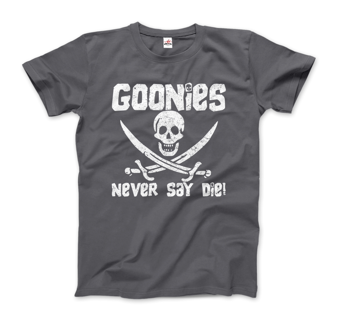 The Goonies Never Say Die Distressed Design t-shirt by Art-O-Rama Shop