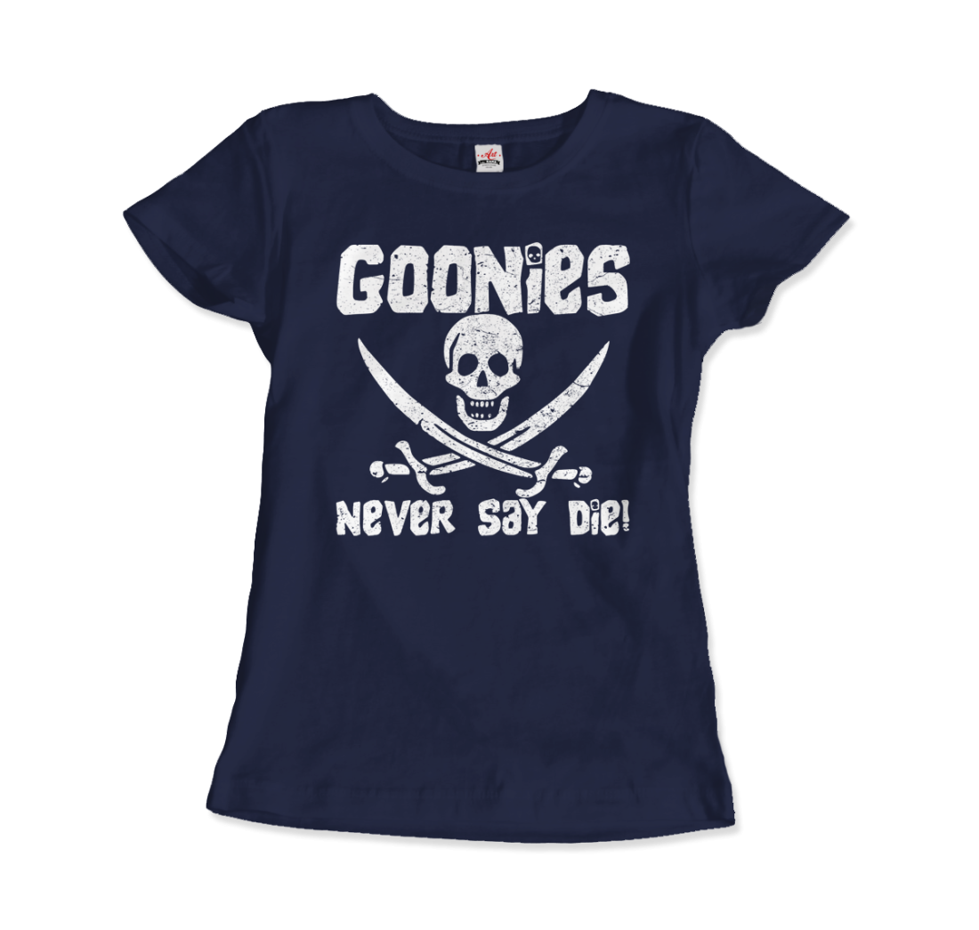 The Goonies Never Say Die Distressed Design t-shirt by Art-O-Rama Shop