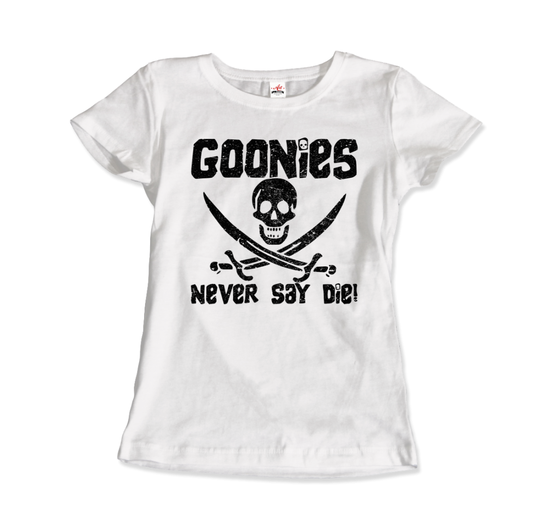 The Goonies Never Say Die Distressed Design t-shirt by Art-O-Rama Shop