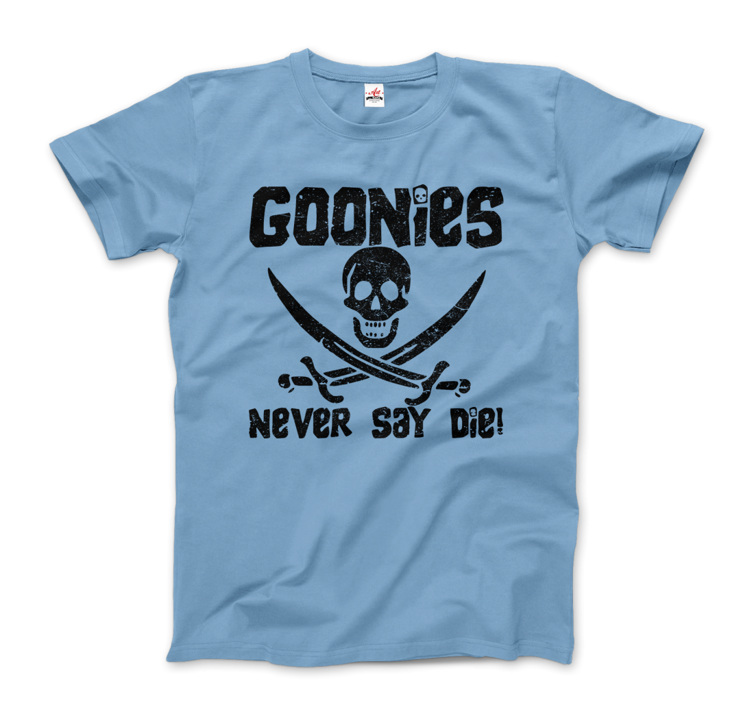 The Goonies Never Say Die Distressed Design t-shirt by Art-O-Rama Shop