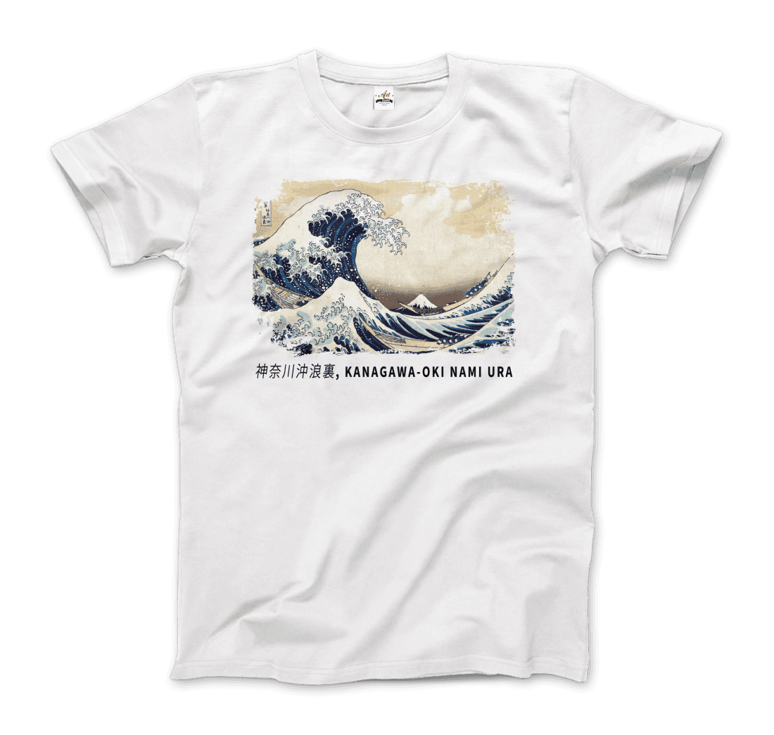 Hokusai the Great Wave off Kanagawa artwork t-shirt by Art-O-Rama Shop