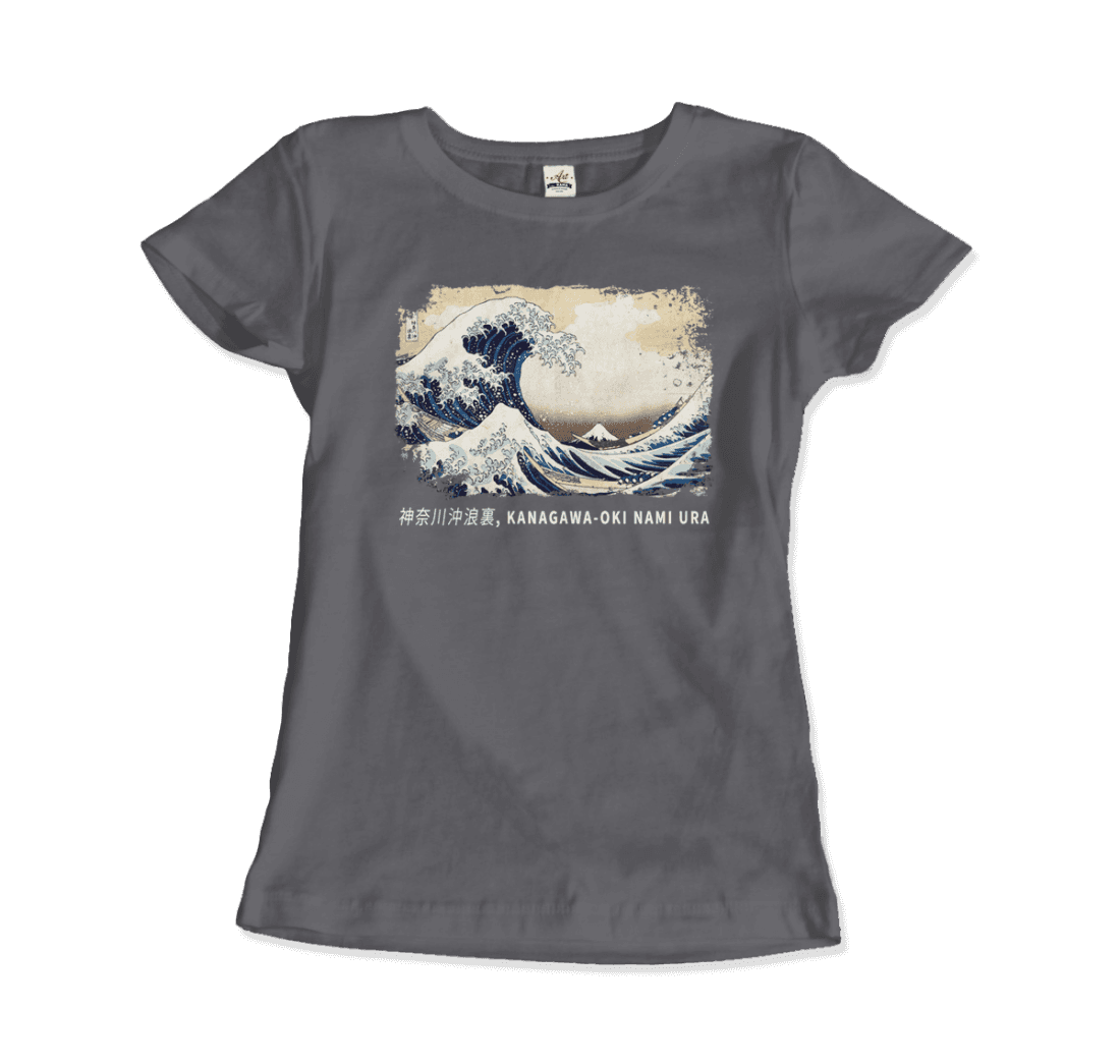 Hokusai the Great Wave off Kanagawa artwork t-shirt by Art-O-Rama Shop