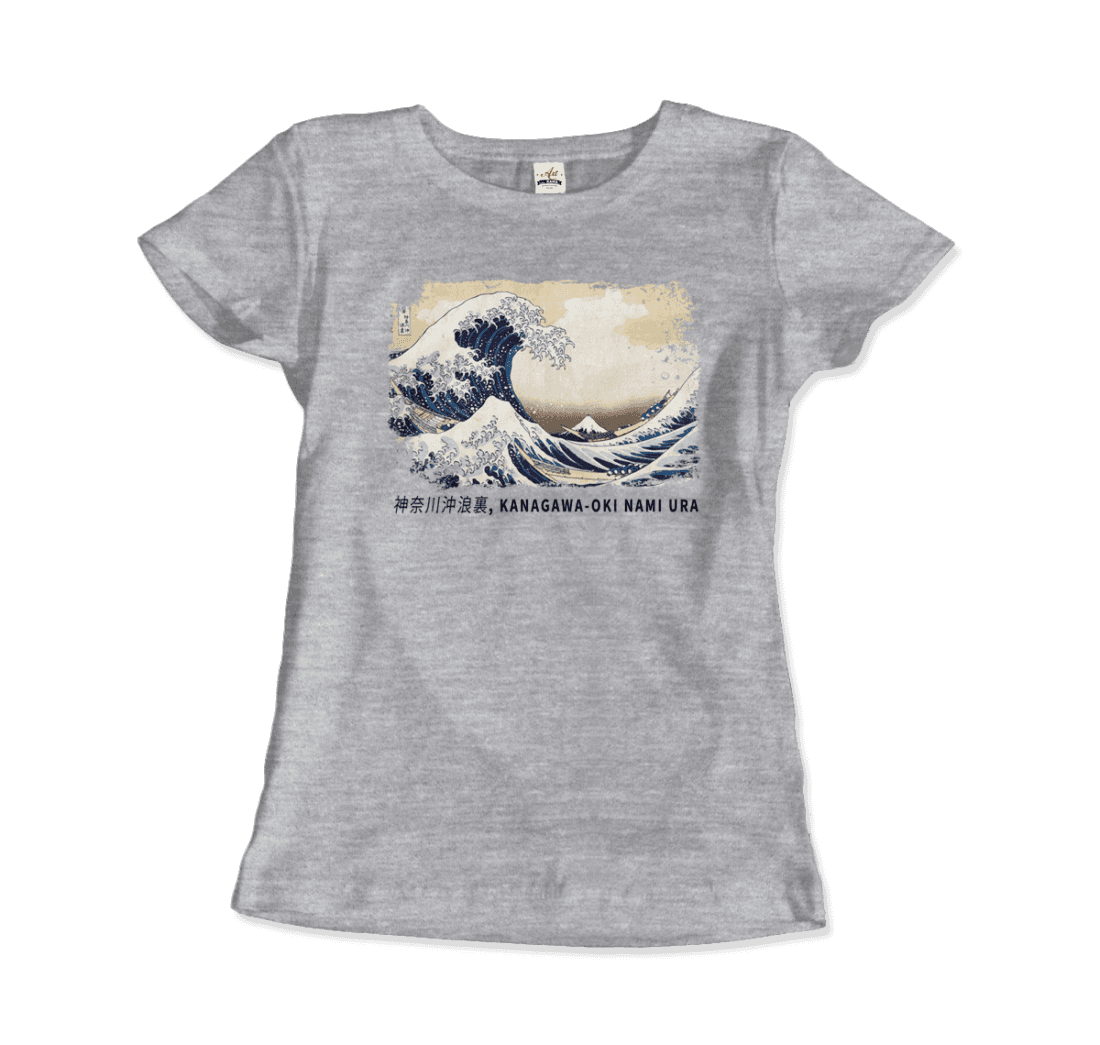 Hokusai the Great Wave off Kanagawa artwork t-shirt by Art-O-Rama Shop