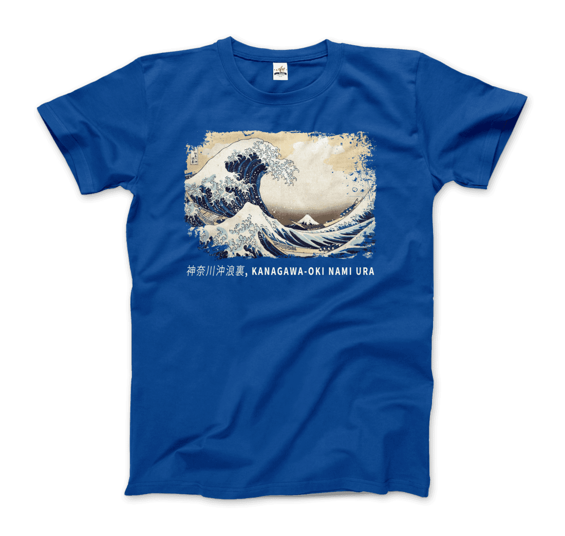Hokusai the Great Wave off Kanagawa artwork t-shirt by Art-O-Rama Shop