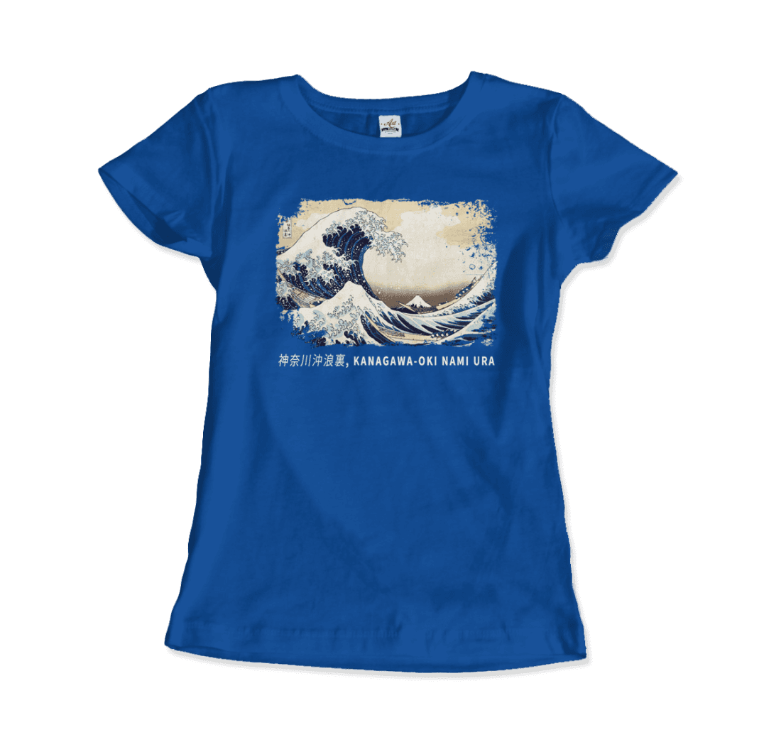 Hokusai the Great Wave off Kanagawa artwork t-shirt by Art-O-Rama Shop