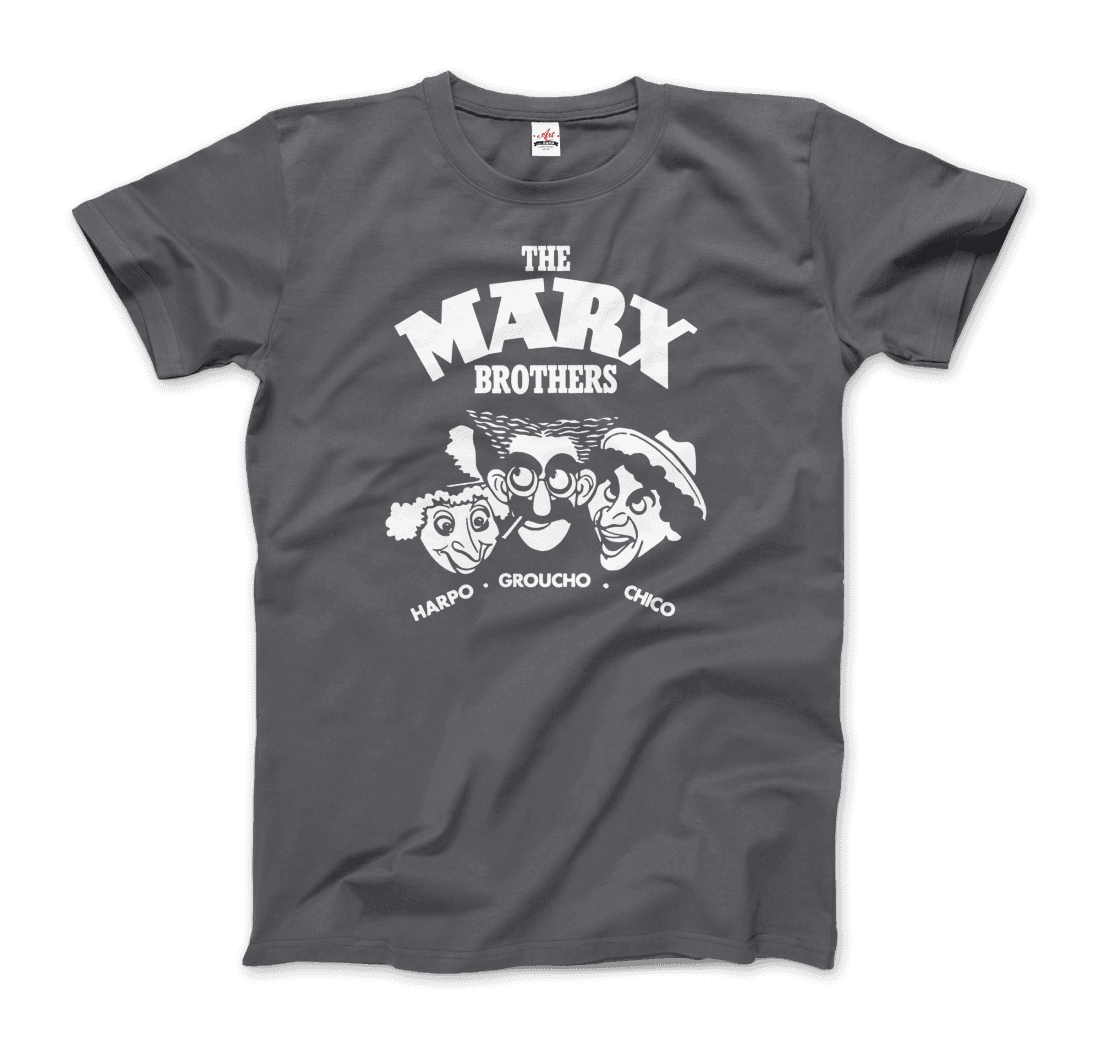 The Marx Brothers, Harpo, Groucho and Chico t-shirt by Art-O-Rama Shop