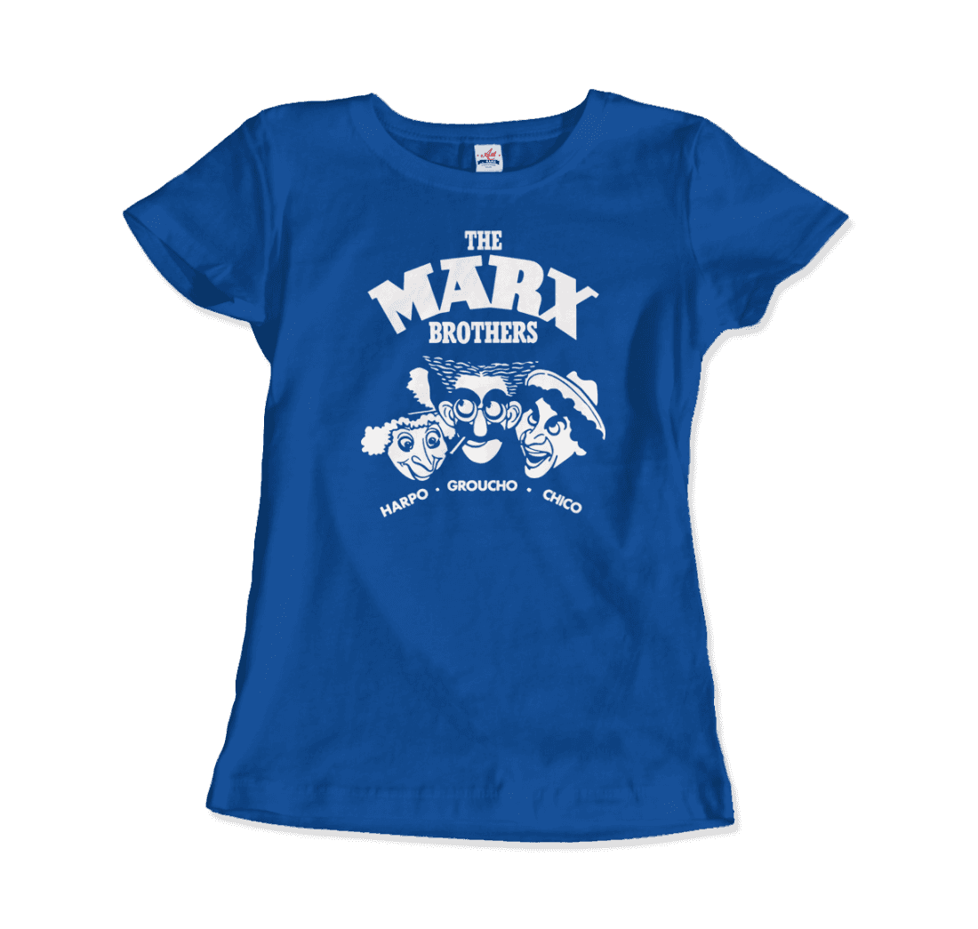 The Marx Brothers, Harpo, Groucho and Chico t-shirt by Art-O-Rama Shop